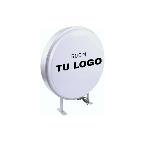Anuncio Luminoso Circular Personalizado